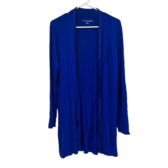 Soft Surroundings Sweaters - Soft Surroundings Blue Long Sleeve Cardigan Size Large Women’s